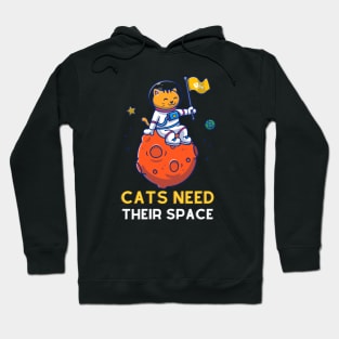 Cats Need Their Space Hoodie